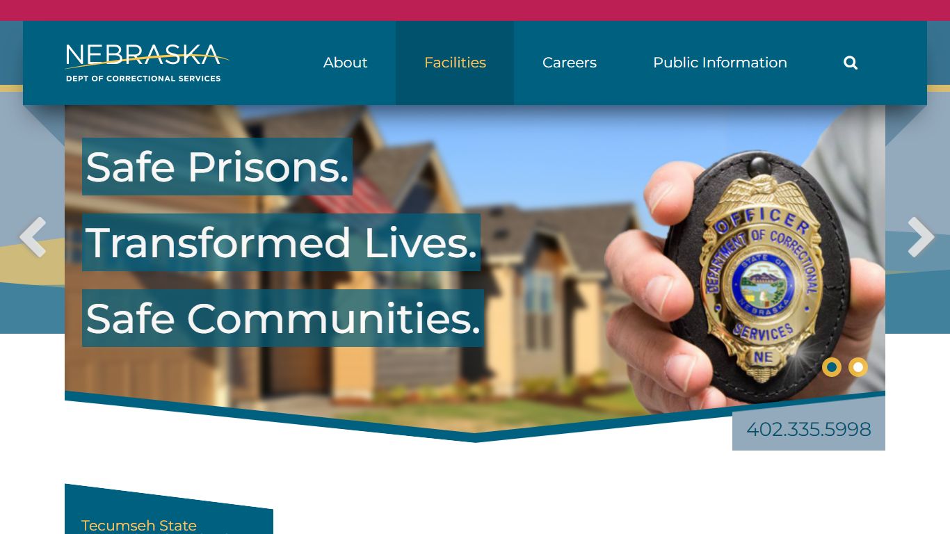 Tecumseh State Correctional Institution | NDCS - Nebraska Department of ...